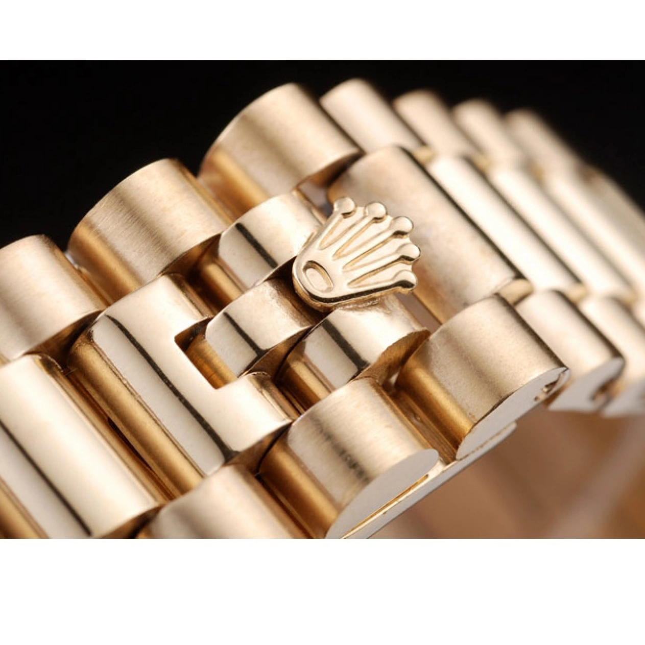 Aaa replica watch Rolex Gold Yellow Steel Day-Date Stainless 18k Plated Dial Gold 0824
